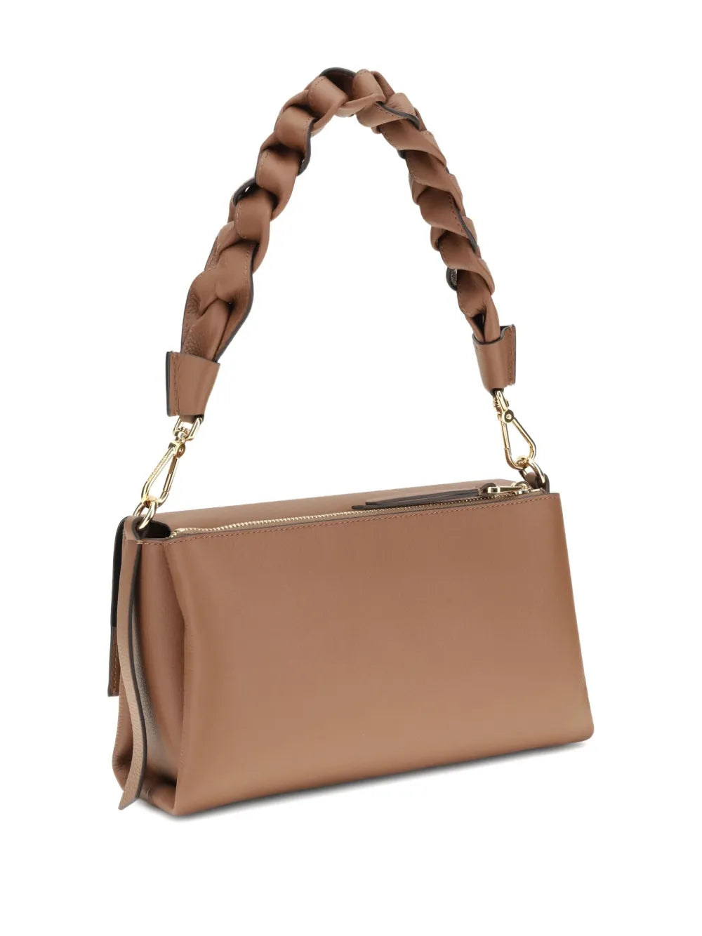 Boheme braided-handle calf-leather shoulder bag