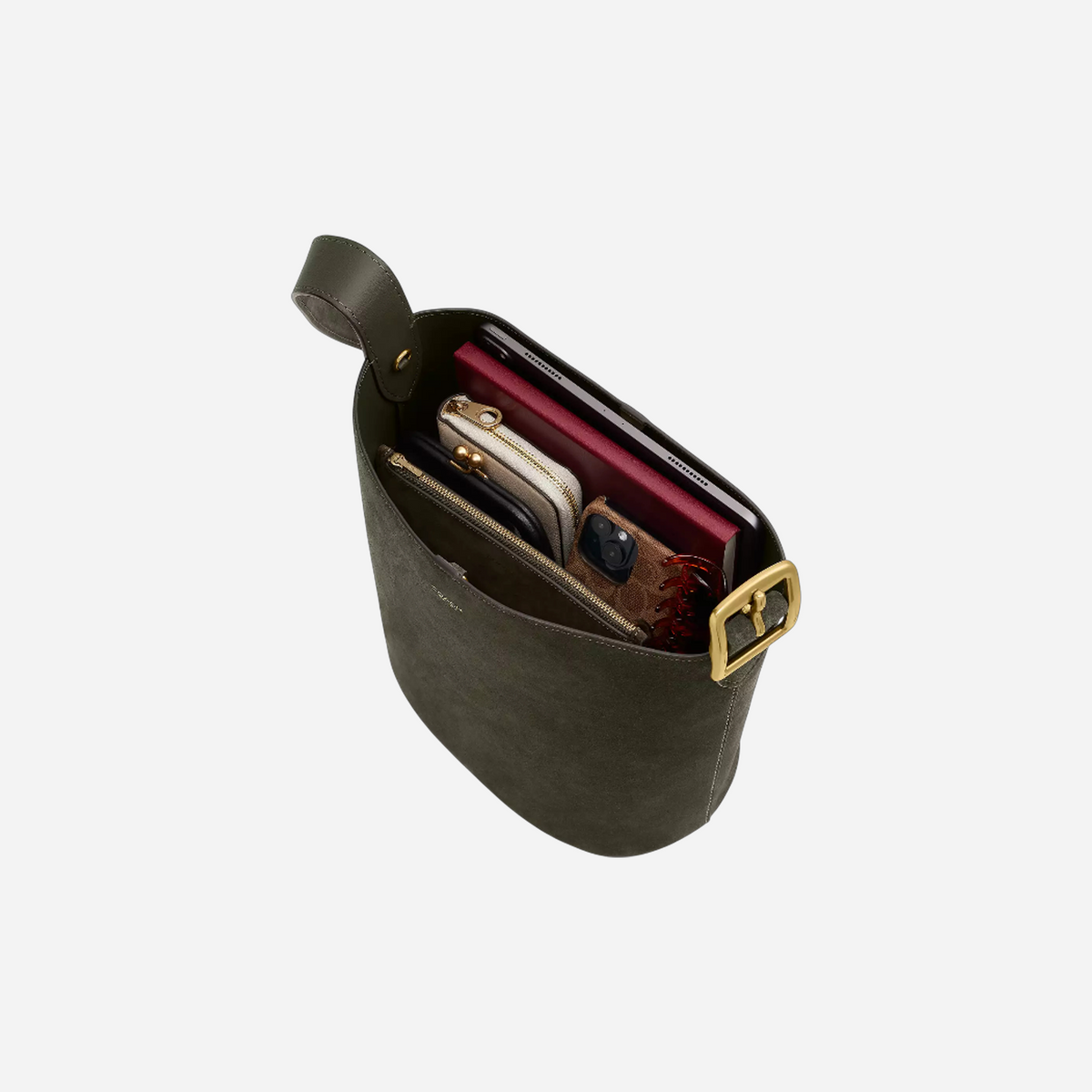 Coach Bleecker Bucket Bag Olive