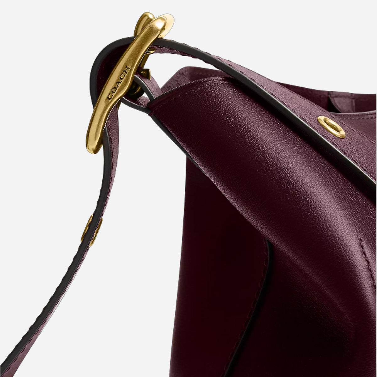 Coach Bleecker Bucket Bag Merlot