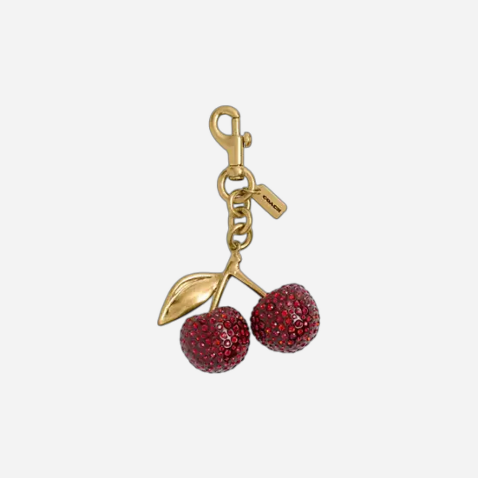 Coach Crystal Cherry Bag Charm