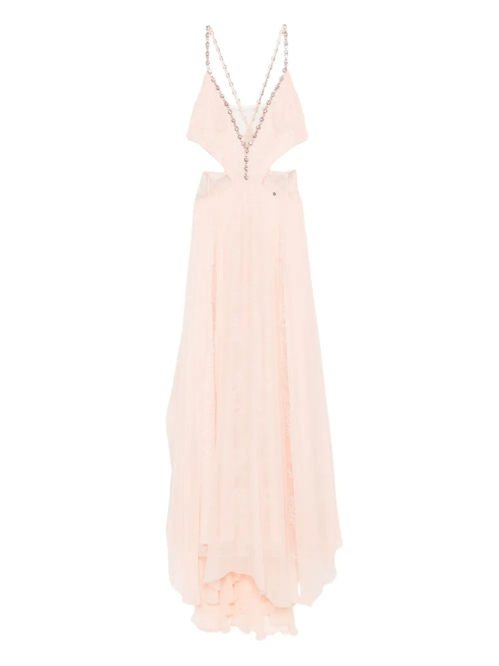 embellished cut-out maxi dress