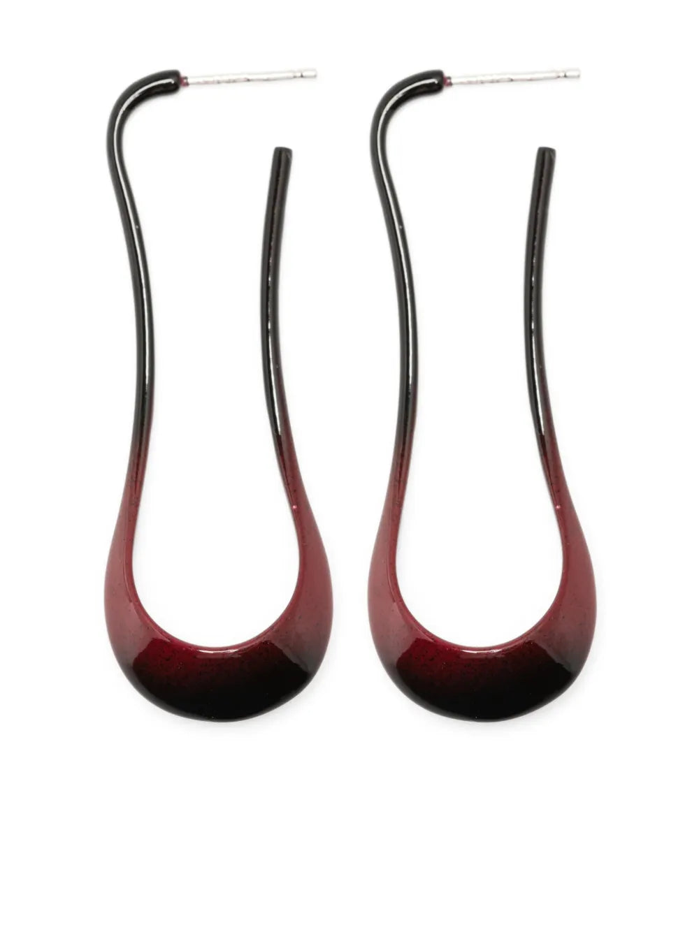 curved-end earrings