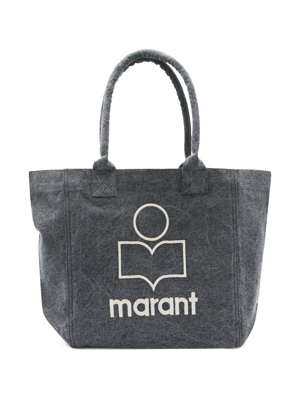 logo embroidered tote bag