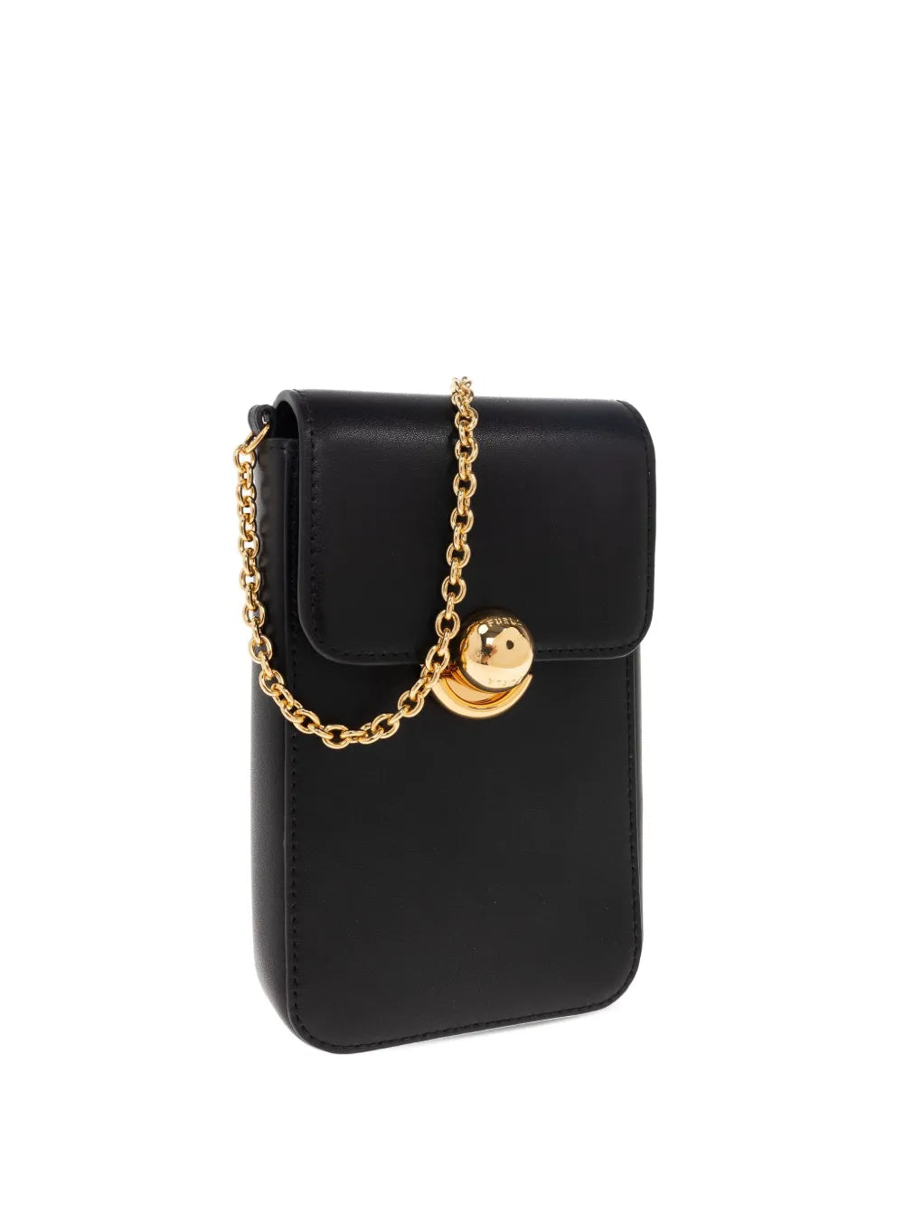 chain-strap flap tote bag