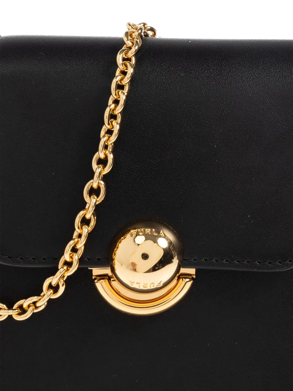 chain-strap flap tote bag