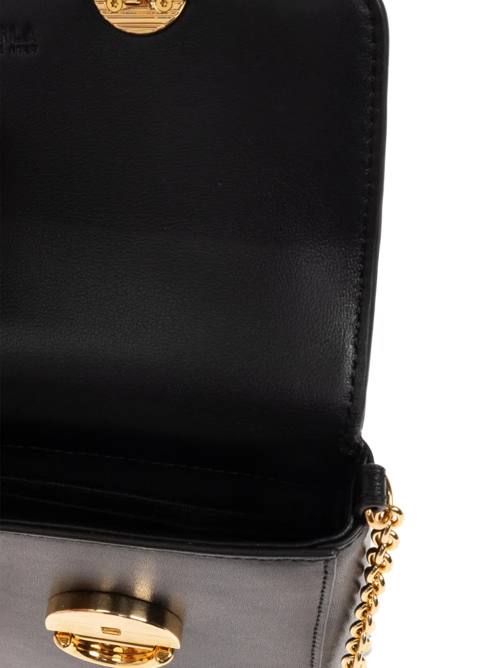 chain-strap flap tote bag