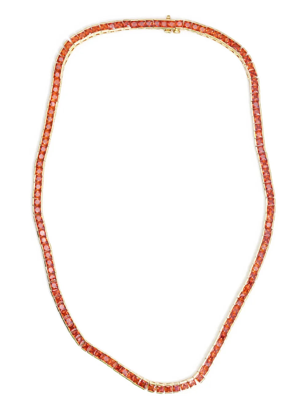 Tennis square necklace