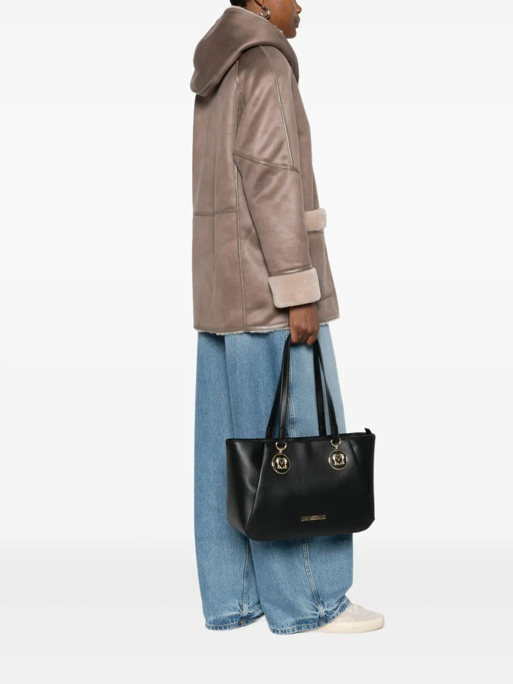 logo-plaque tote bag