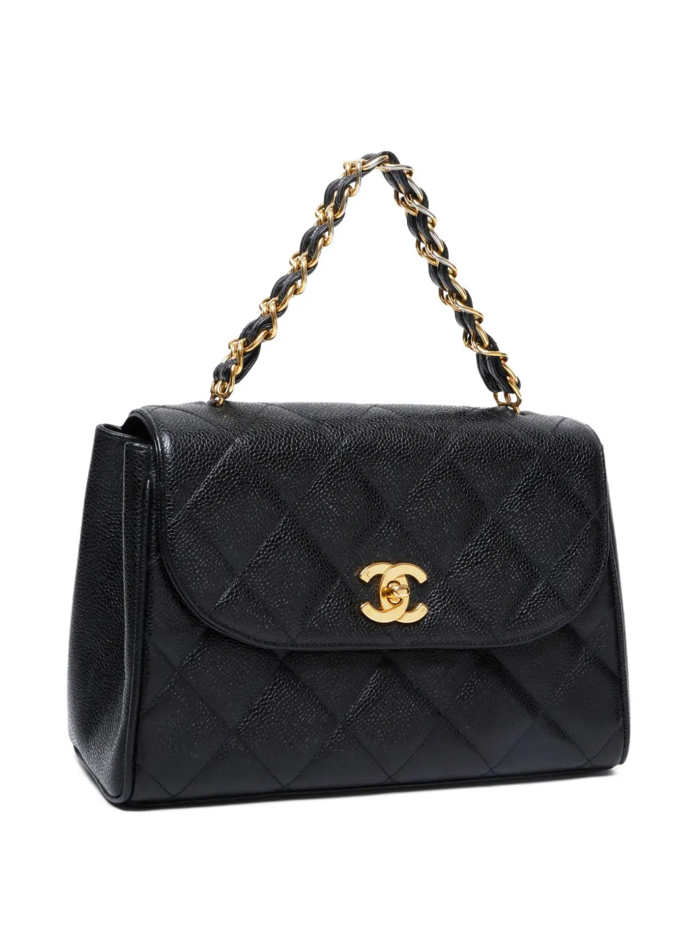  1994-1996 quilted top-handle handbag