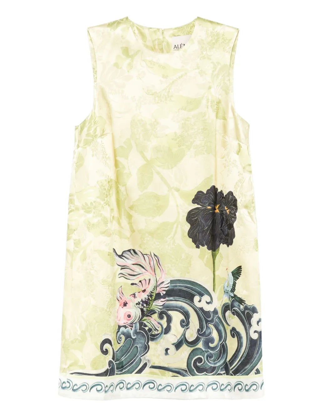  Rochester floral-print sleeveless mini dress