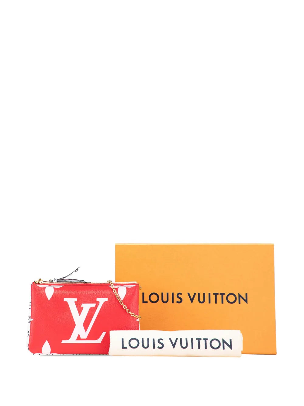 2019 Limited Edition Monogram Giant Double Zip Pochette crossbody bag