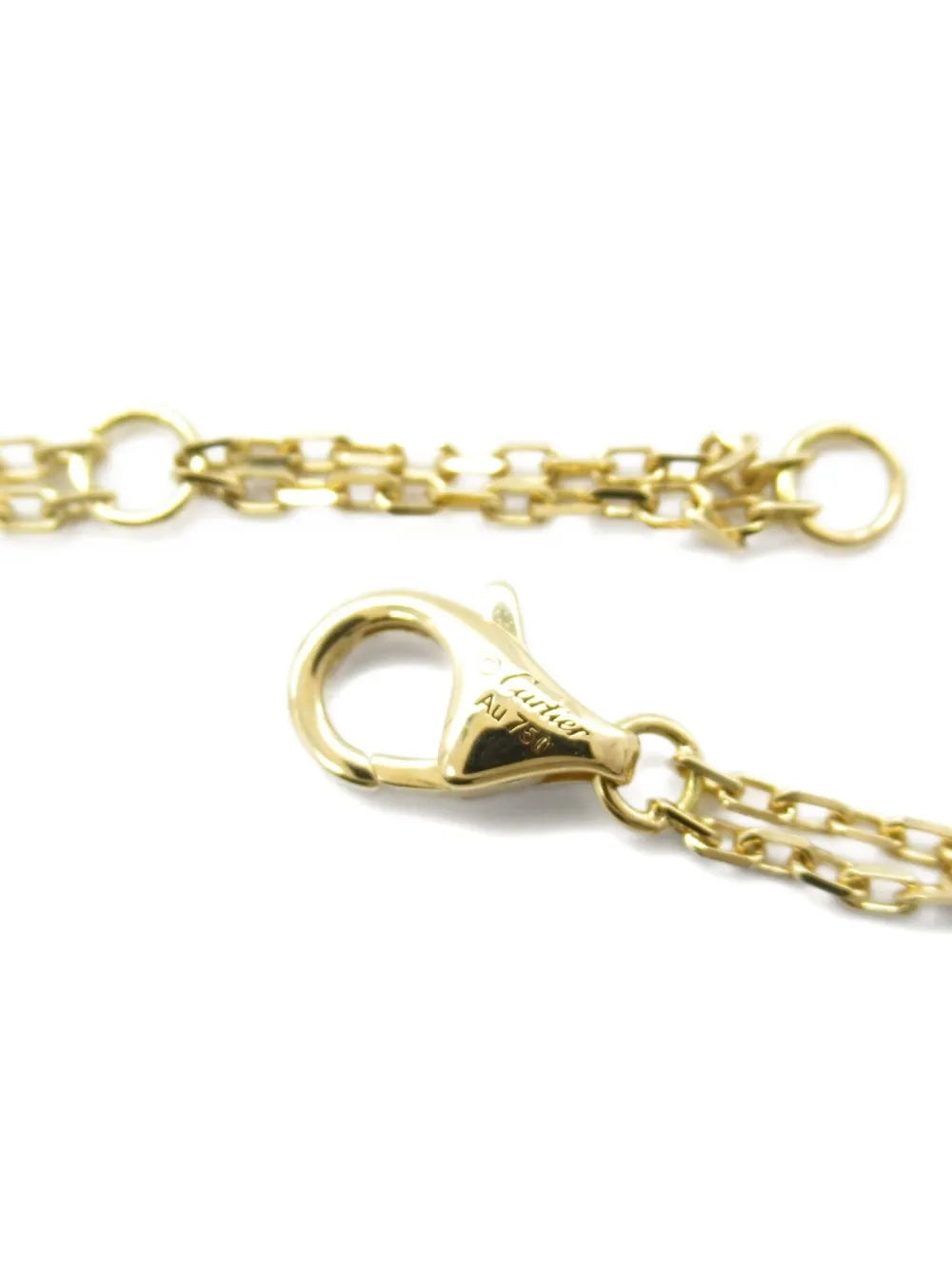 2010s 18K yellow gold Love Circle 2PD diamond bracelet