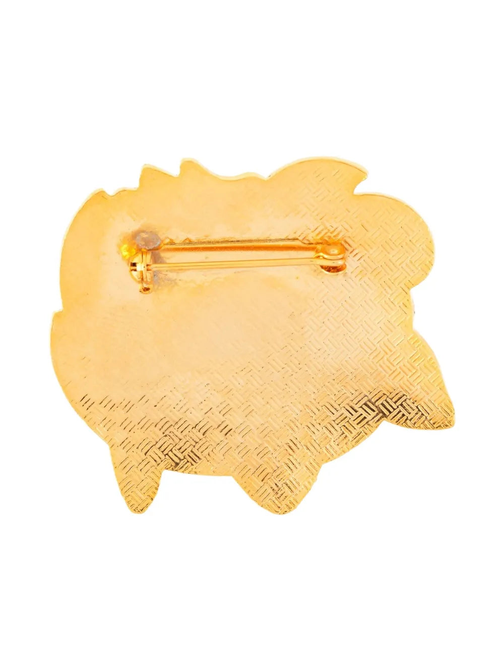 1980s water lily brooch