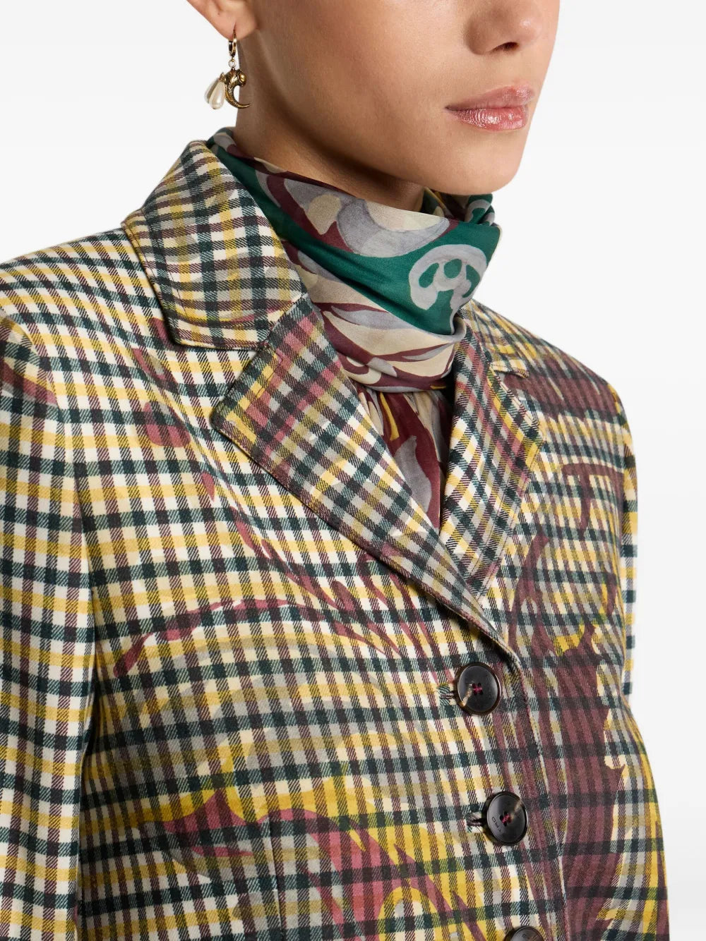 paisley bee earrings
