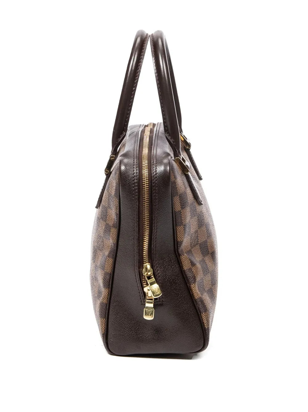 checked tote bag