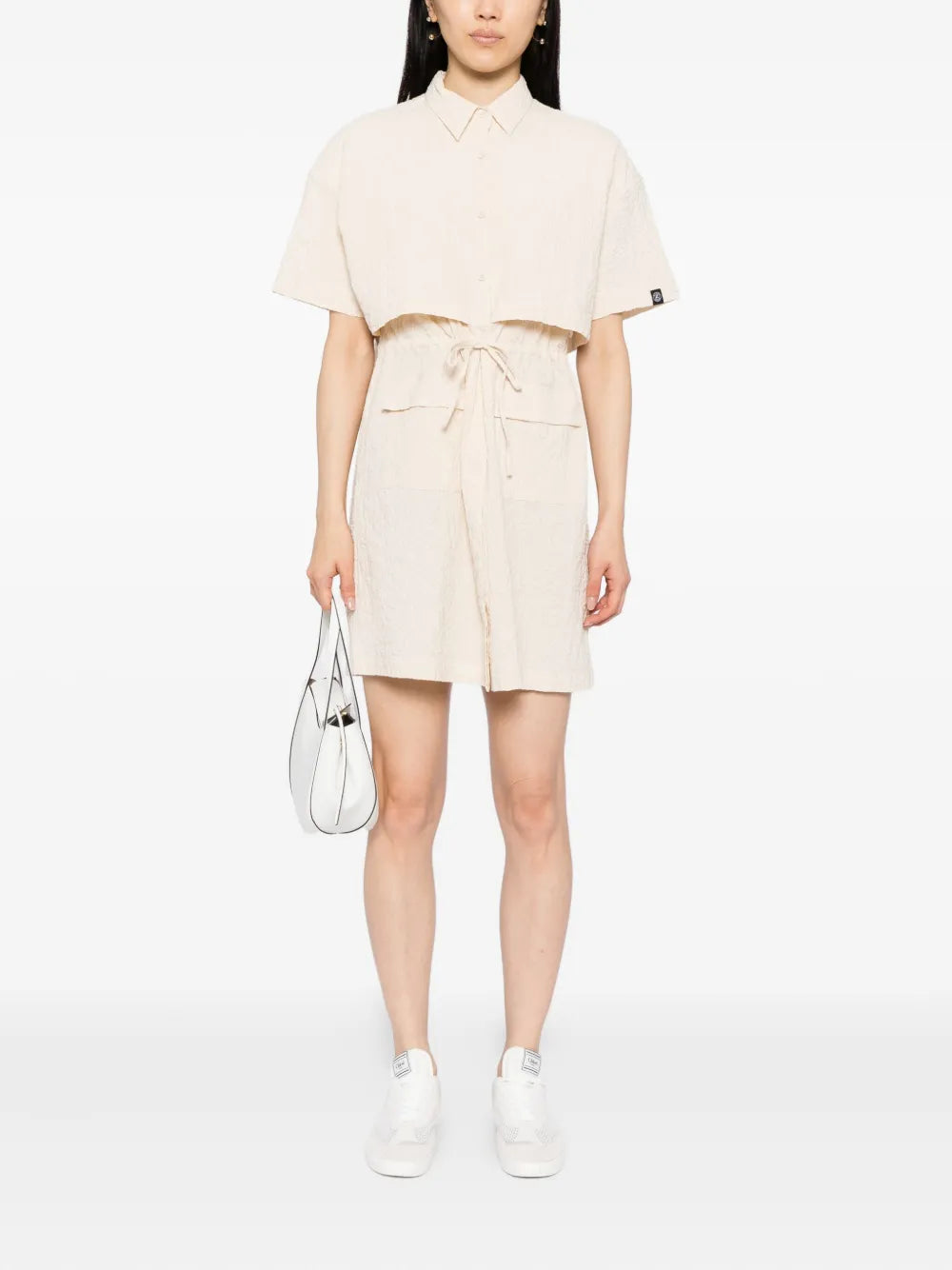 short-sleeved dress