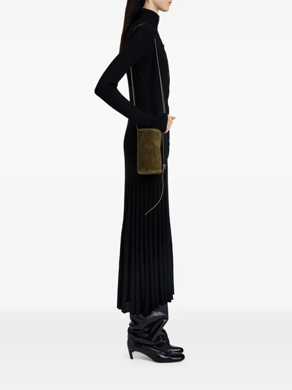 Silo cylindrical-shape cross body bag