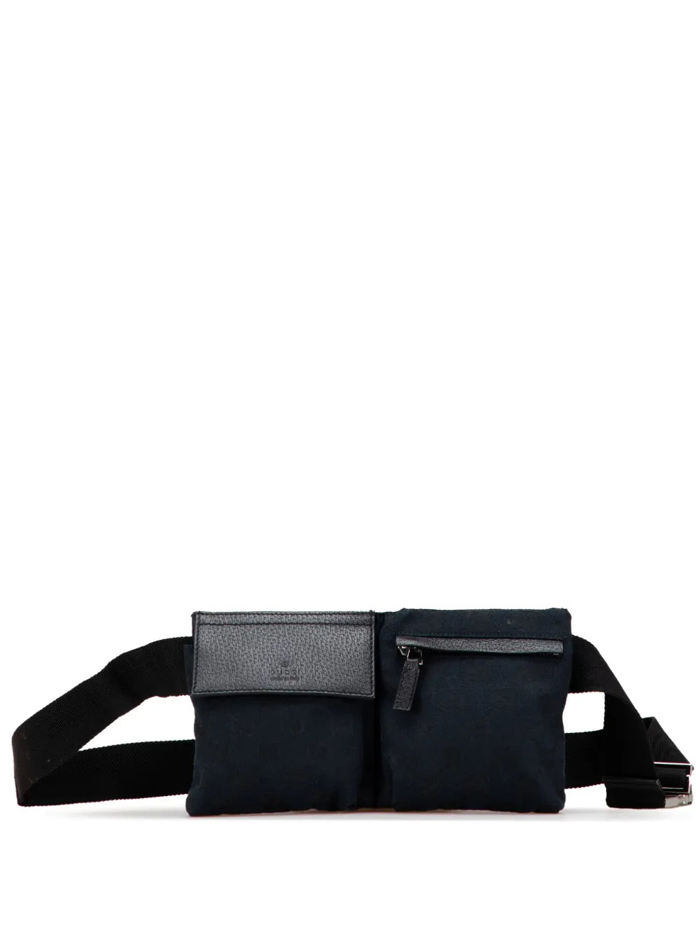 2000-2015 GG Canvas Double Pocket belt bag