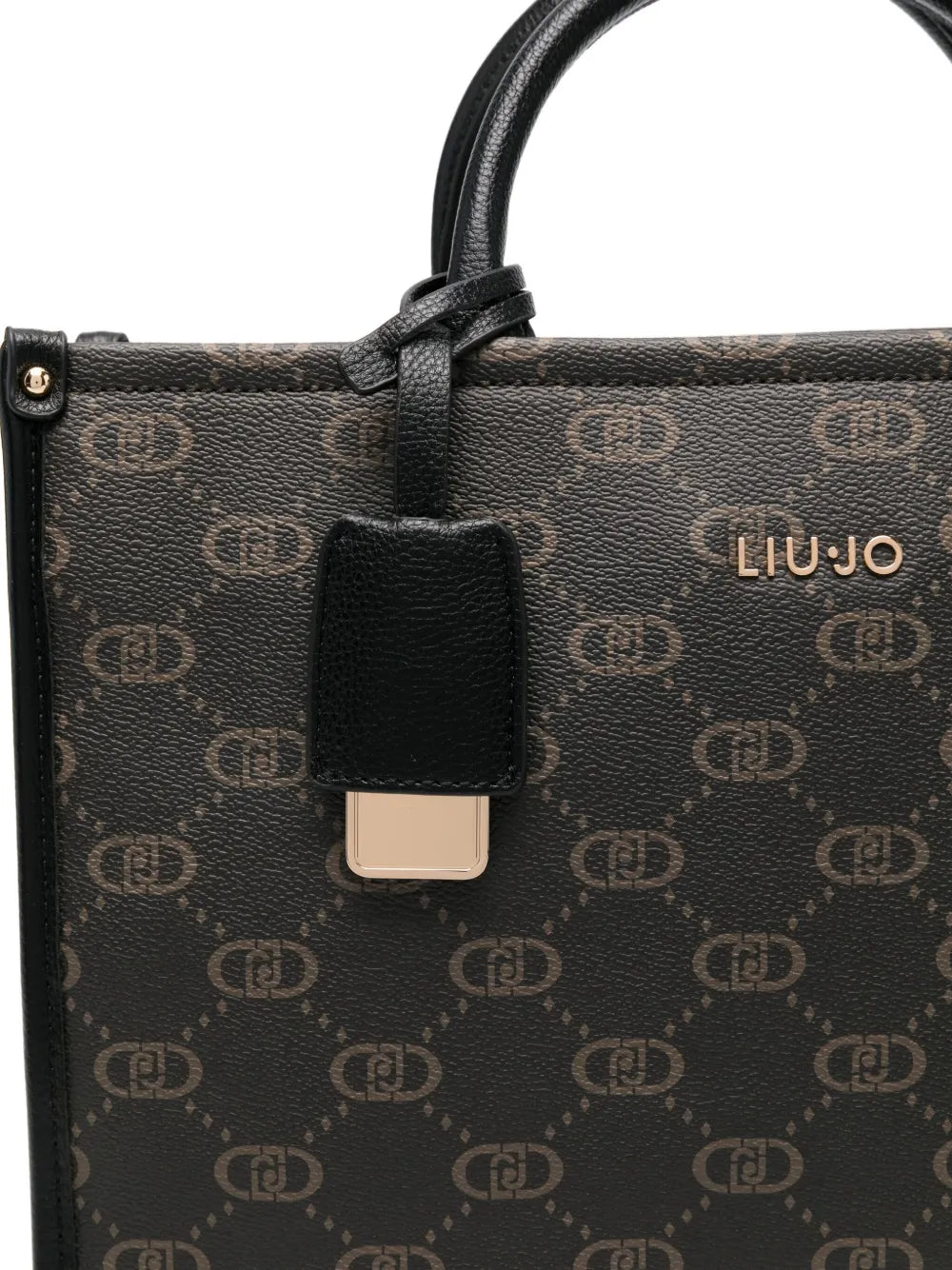 logo-plaque tote bag