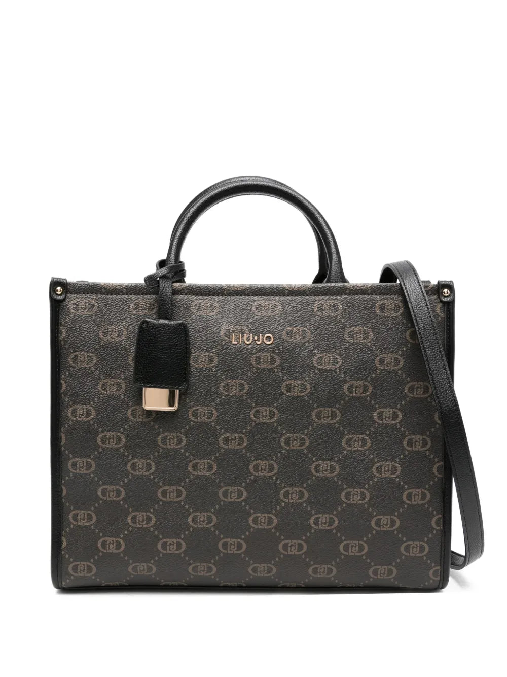 logo-plaque tote bag