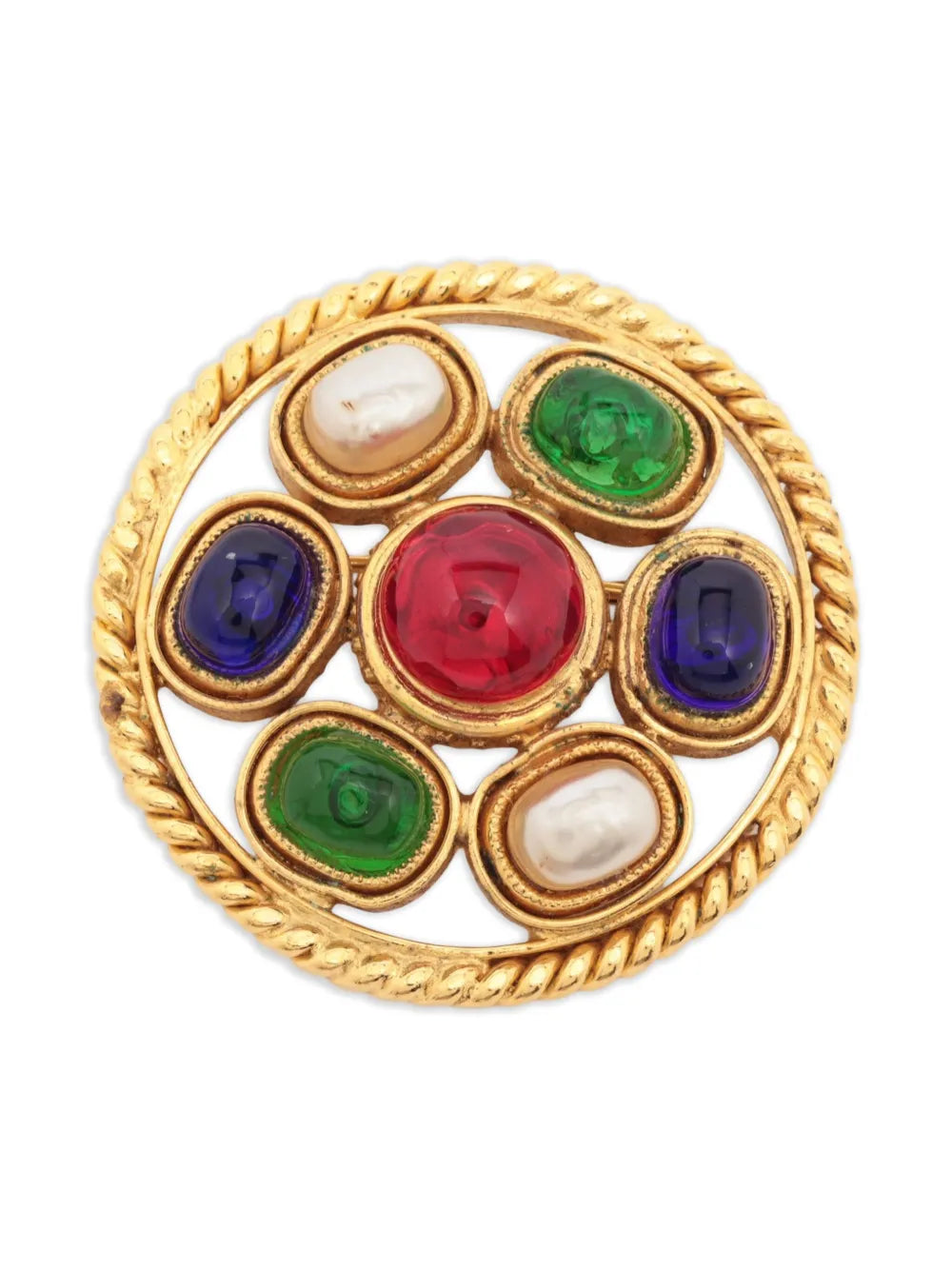 1990's Gripoix brooch