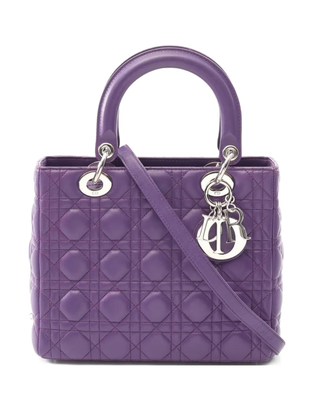 2000s Lady Dior quilted leather handbag