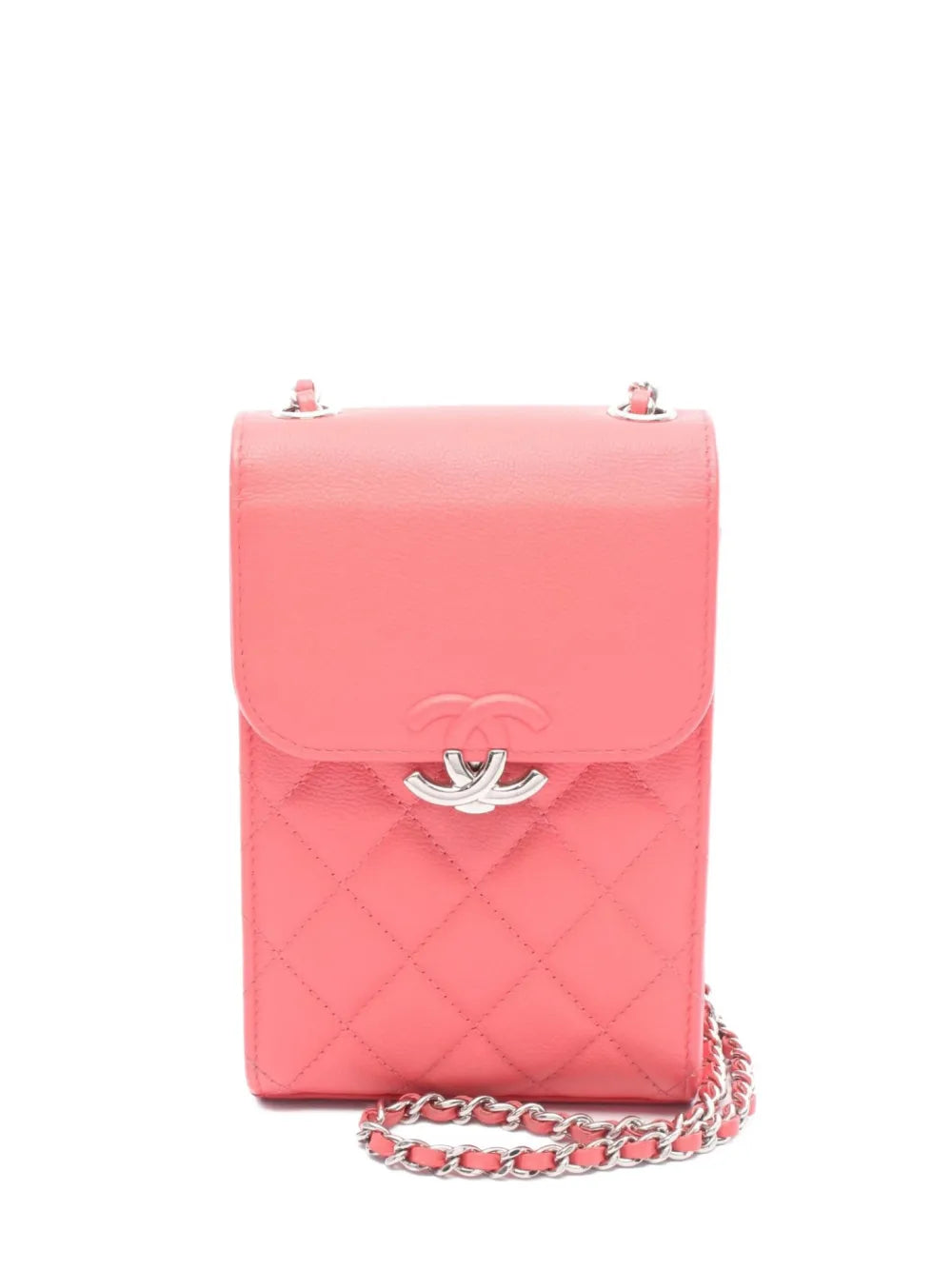 2019 Half Coco Mark matelassé shoulder bag