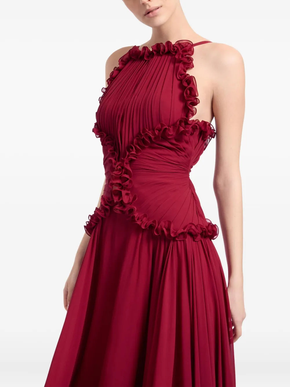 silk maxi dress