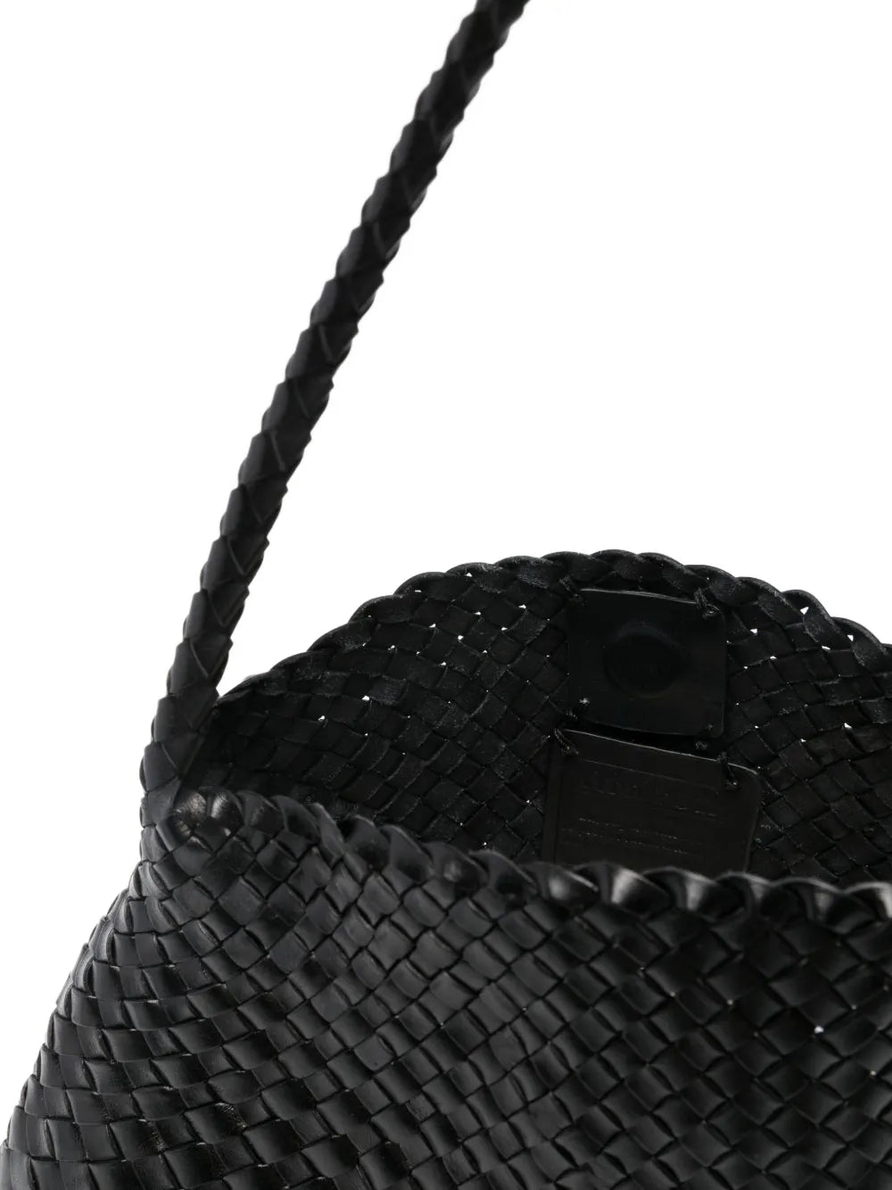 Santa Maria braided leather shoulder bag