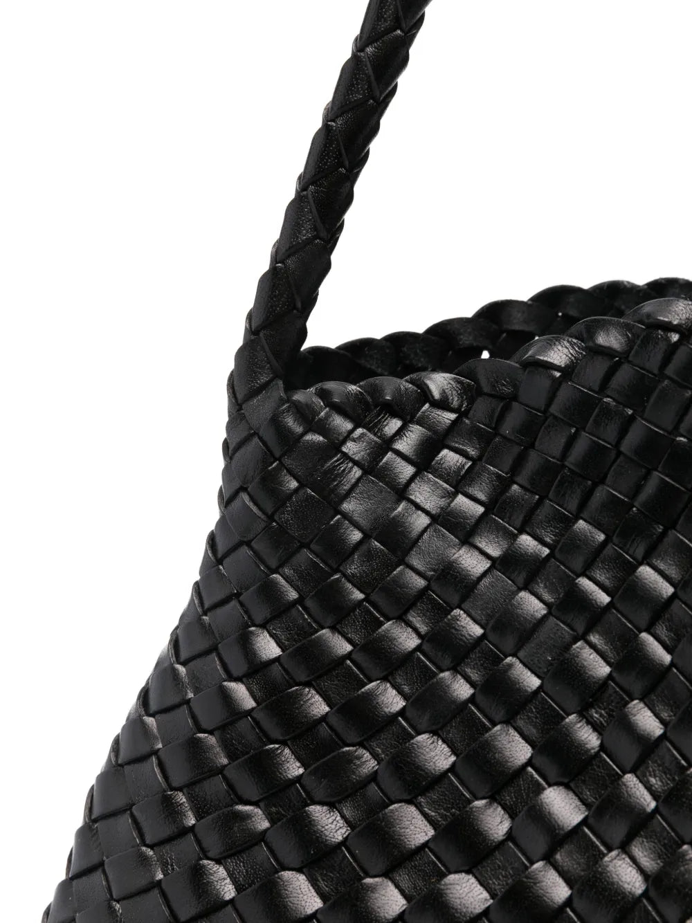 Santa Maria braided leather shoulder bag