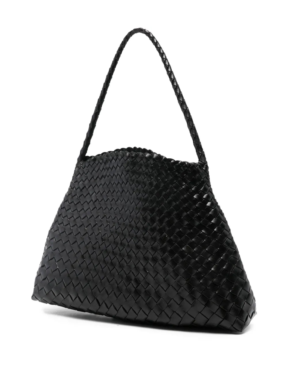 Santa Maria braided leather shoulder bag