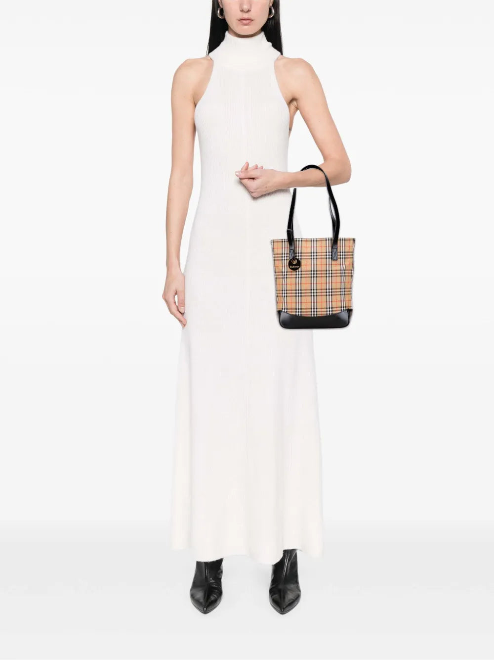 20th Century Haymarket Check Canvas tote bag