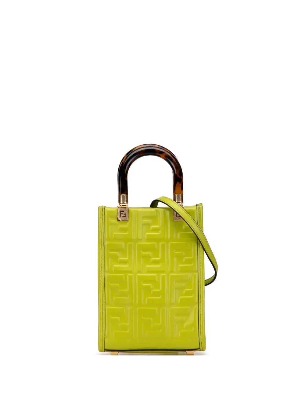 2010-2025 Mini Zucca Embossed Leather Sunshine Shopper Tote satchel