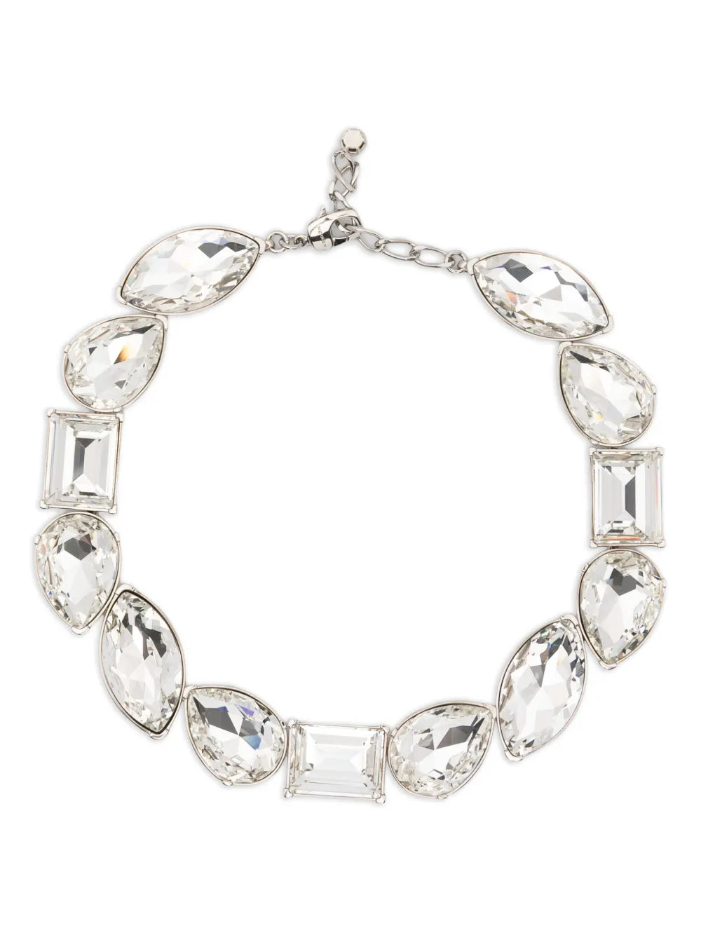 crystals cocktail chocker necklace