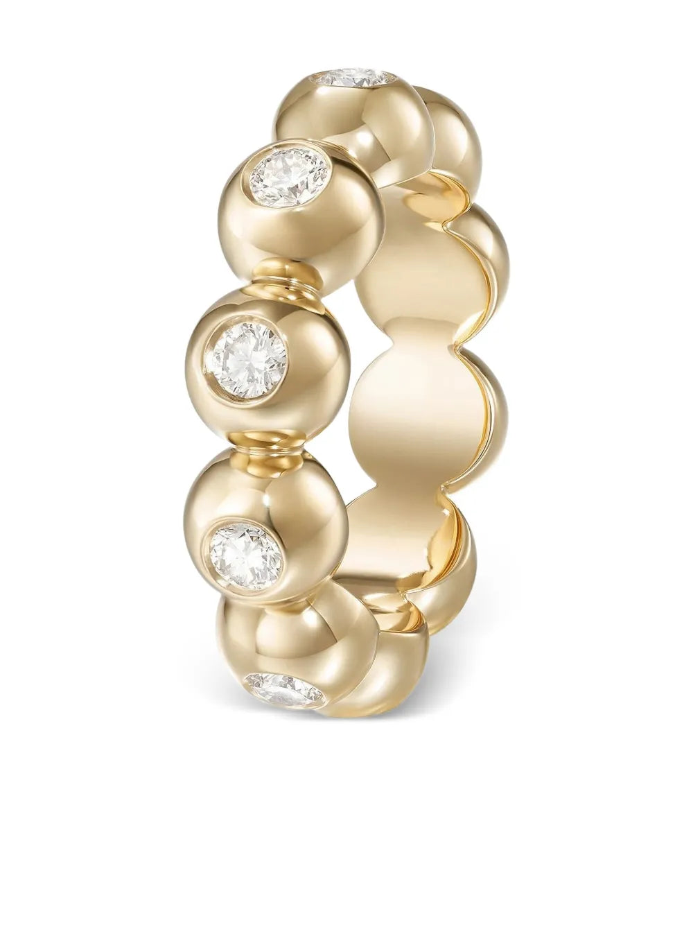 18K yellow gold large Audrey Eternity Band ring