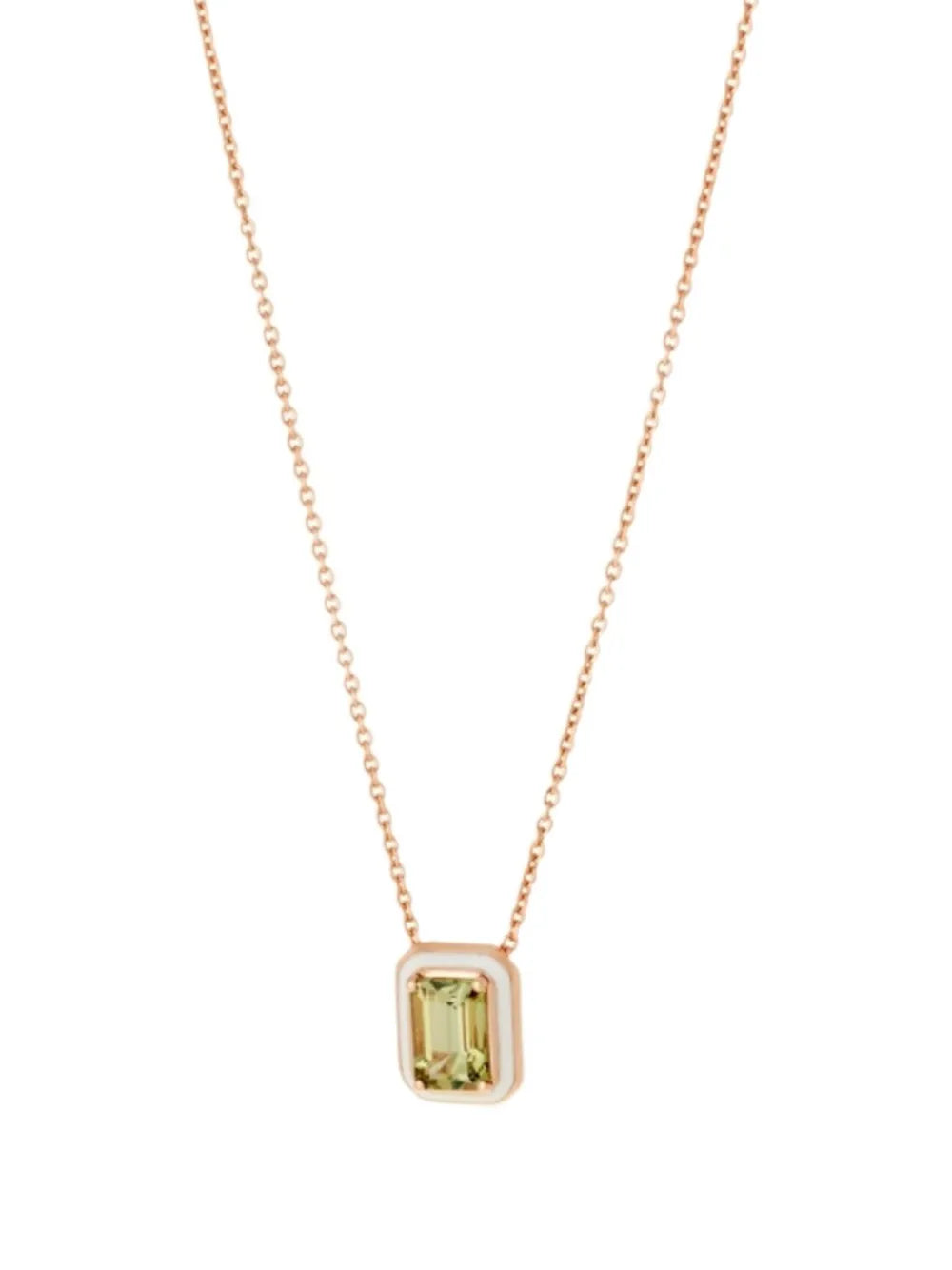 18kt rose gold Mina Tourmaline necklace