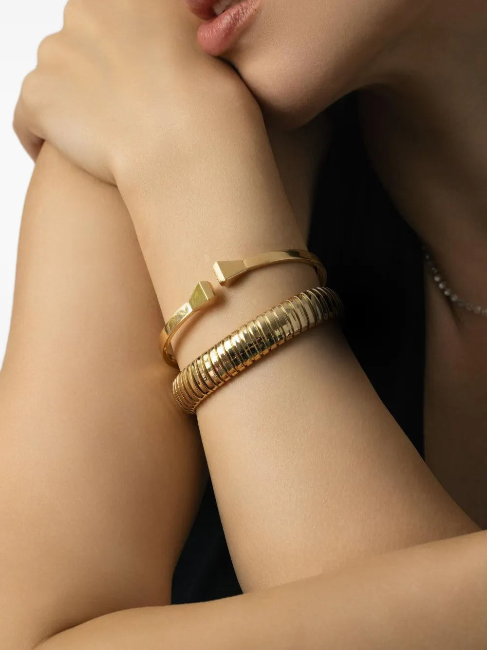 18K yellow gold Rolling bracelet 
