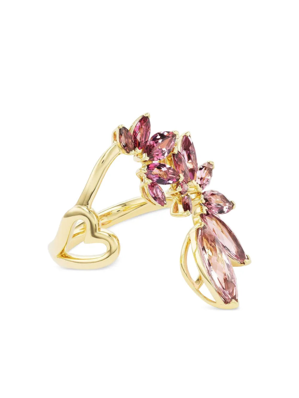 18K yellow gold Arashi tourmaline ring