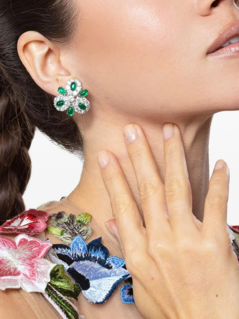 cluster earrings