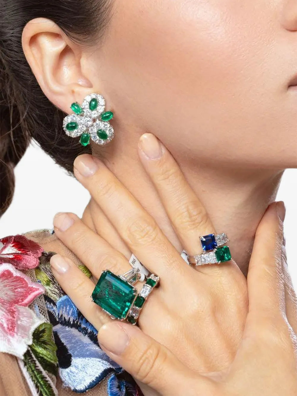 cluster earrings
