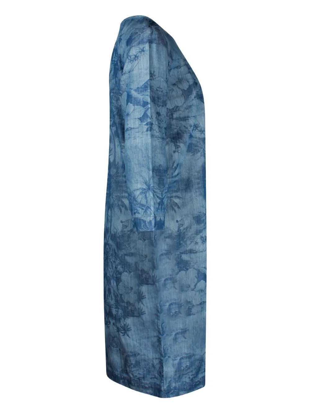 Graphic-print mini dress