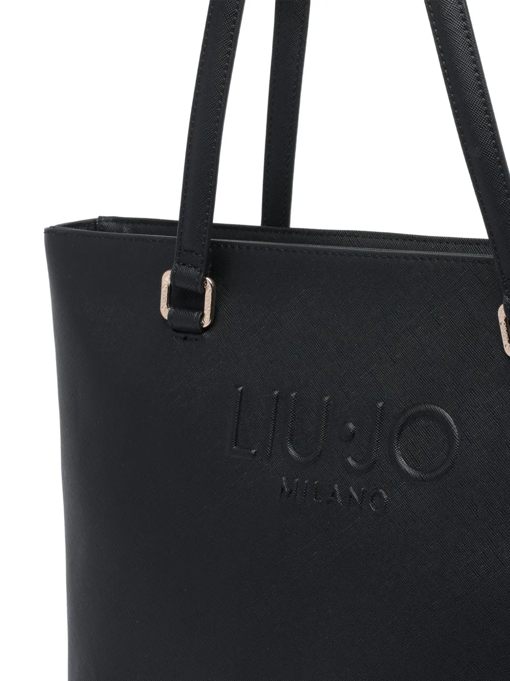 embossed-logo tote bag