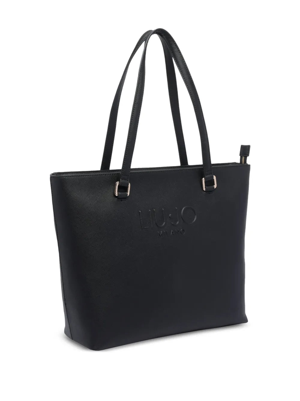 embossed-logo tote bag