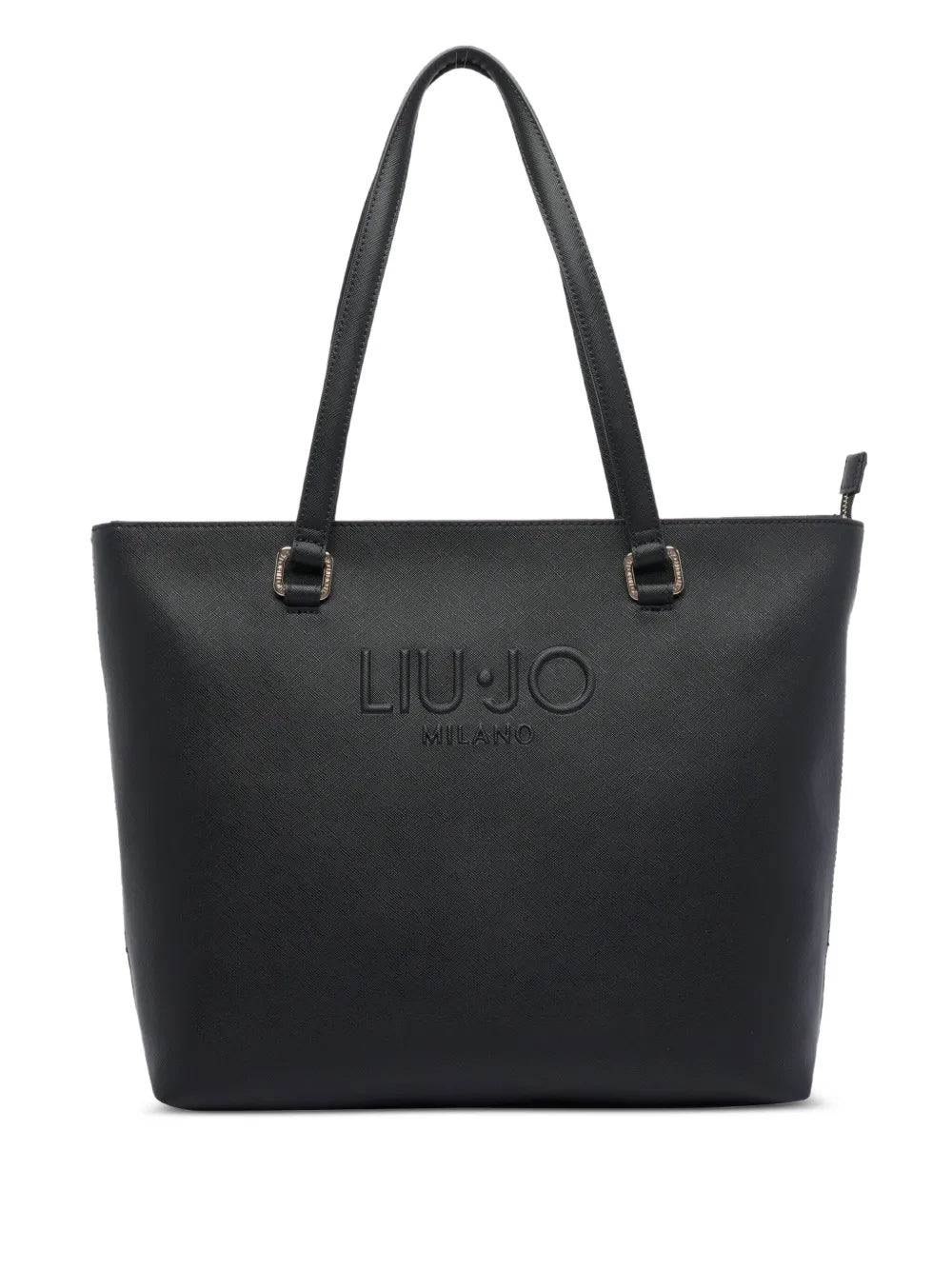 embossed-logo tote bag