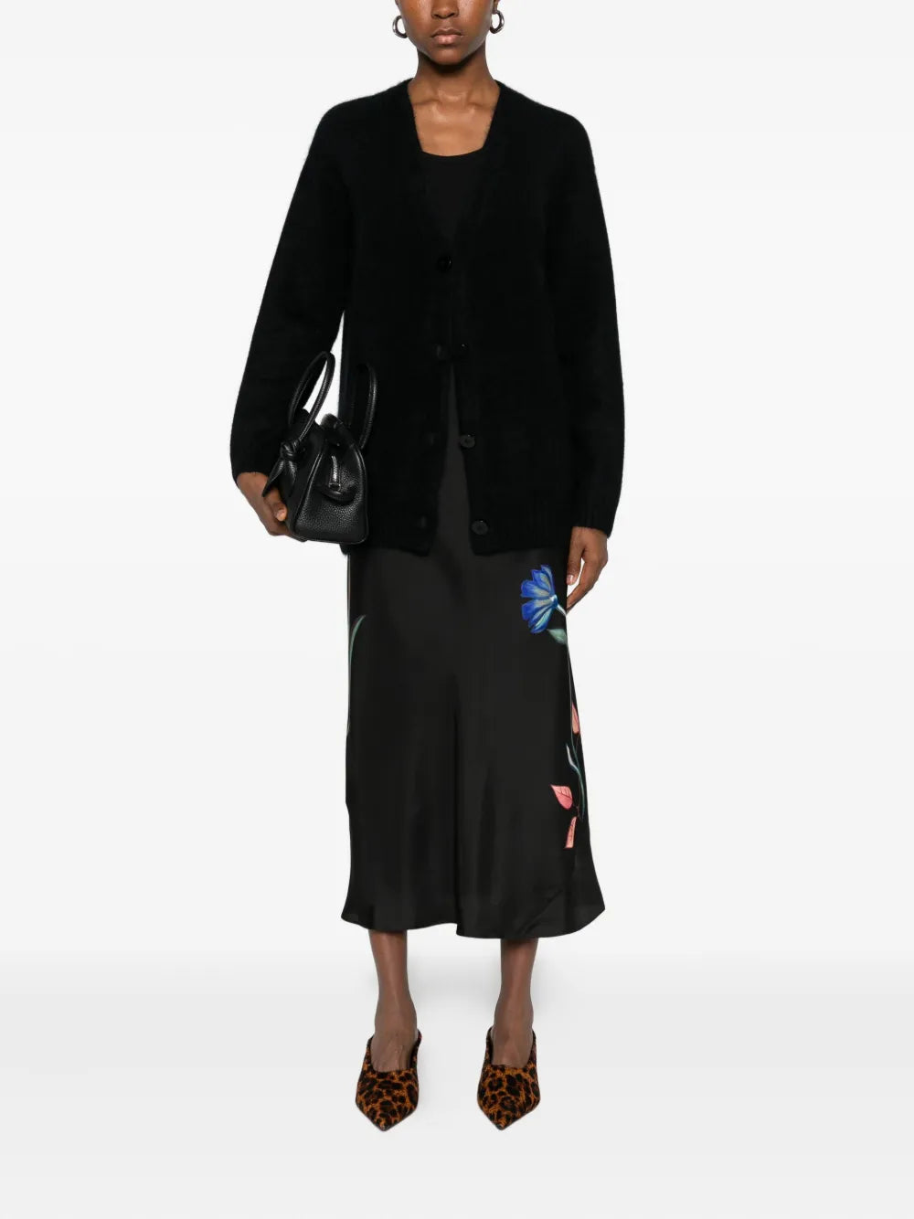 Seductive Bloom midi skirt