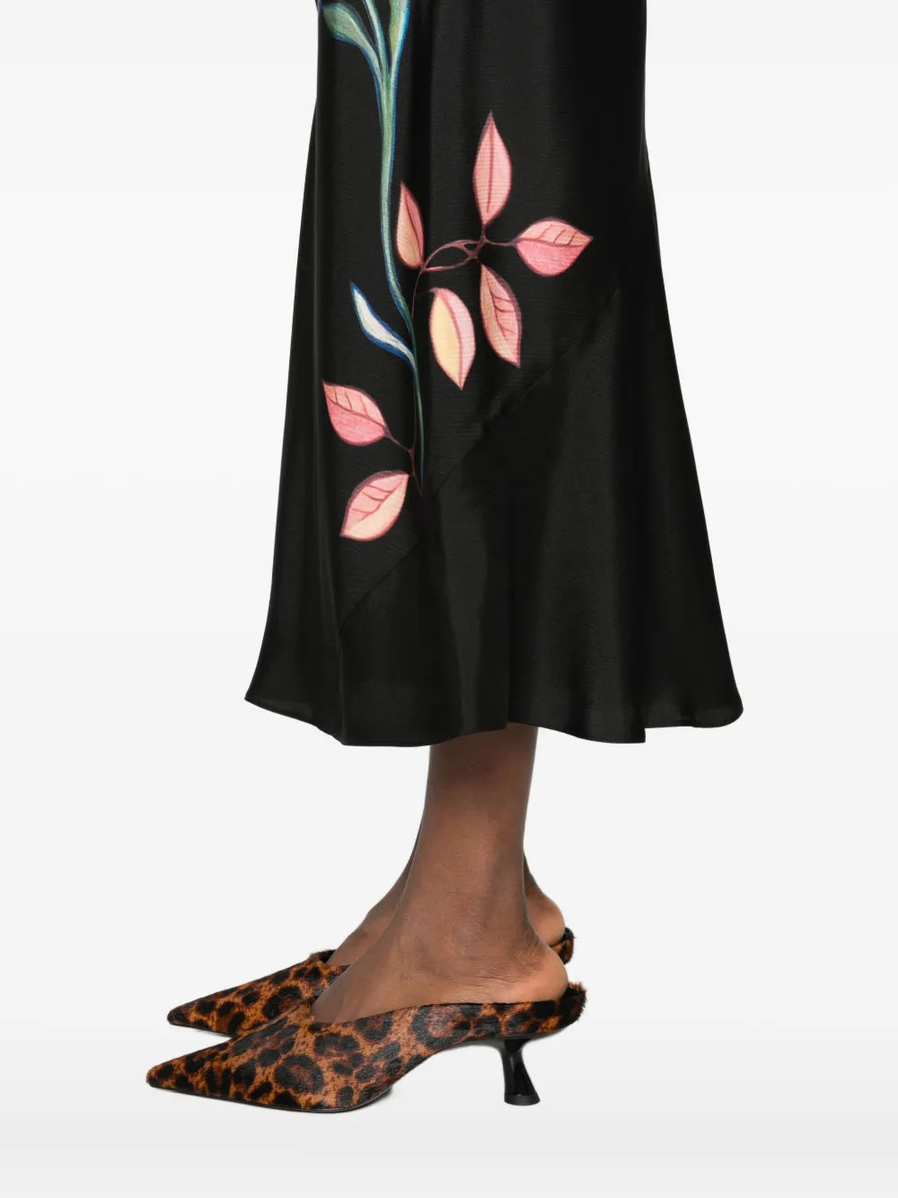 Seductive Bloom midi skirt