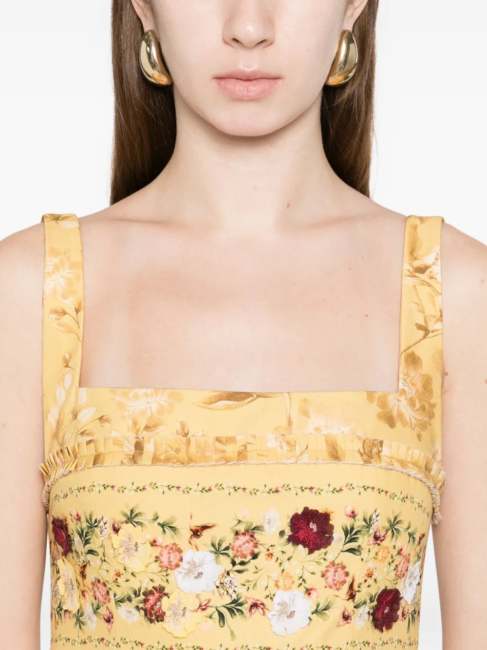 Barbara Paramo strappy floral dress