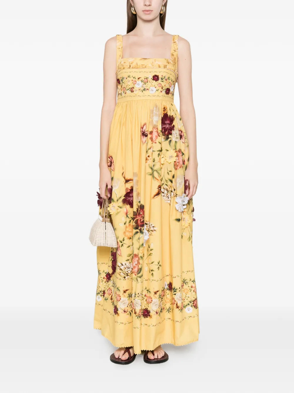 Barbara Paramo strappy floral dress
