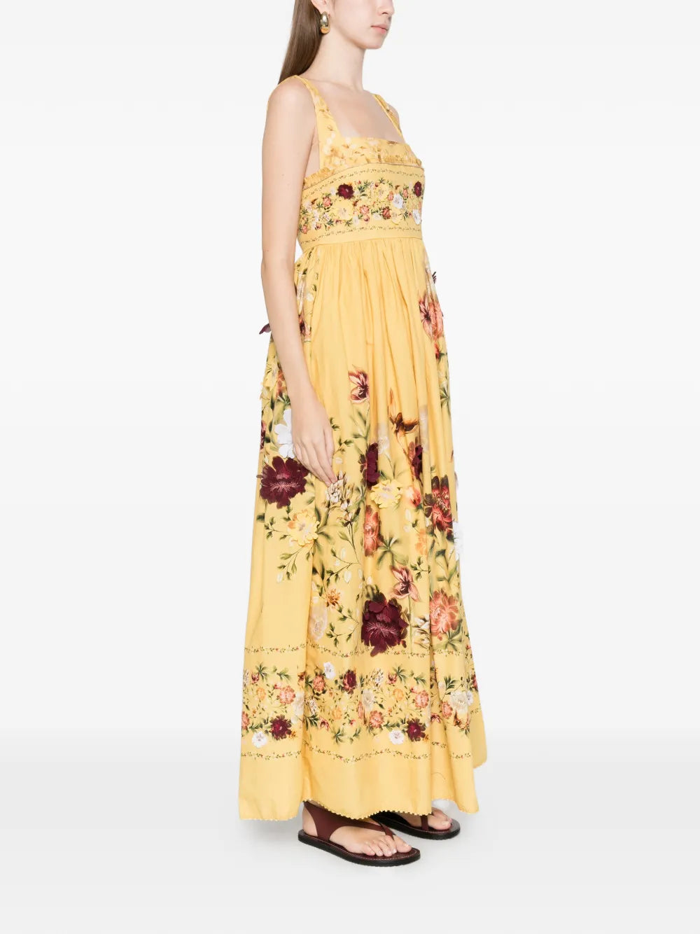 Barbara Paramo strappy floral dress