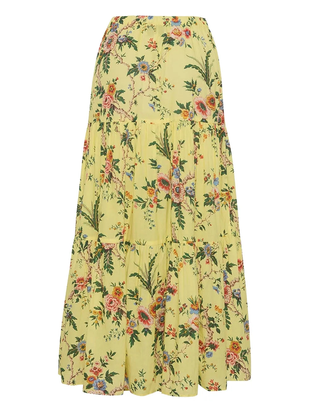 floral tiered skirt